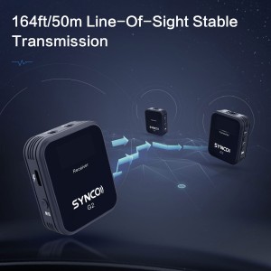میکروفون یقه ای بی سیم سینکو مدل G2.A2